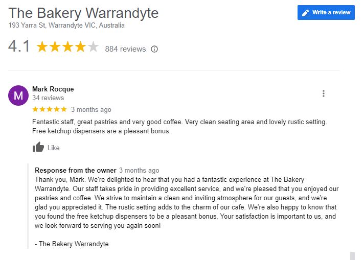 Google Reviews on Small Business's Success