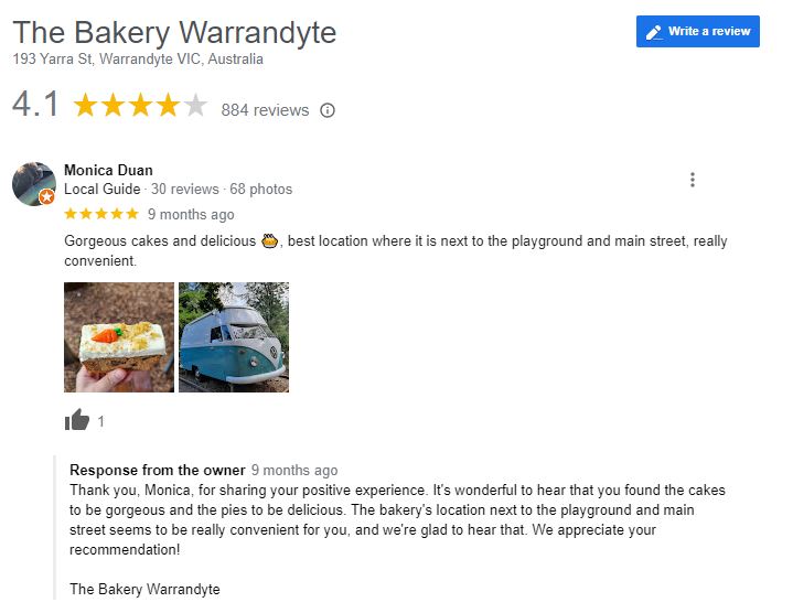 5-star-google-reviews-of-The-Bakery-Warrandyte